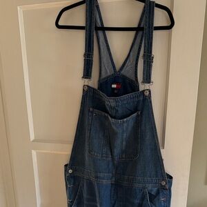 NWT Tommy Jeans Relaxed Denim Overalls - Dark Blue